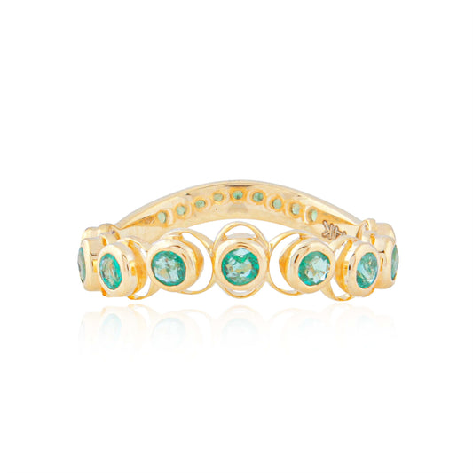 Willow Crest Emerald Ring