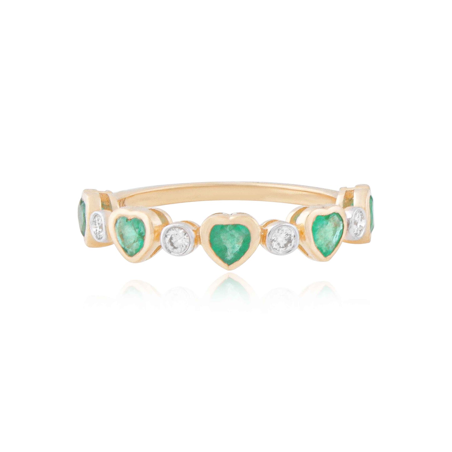 Heart of The Grove Emerald Ring