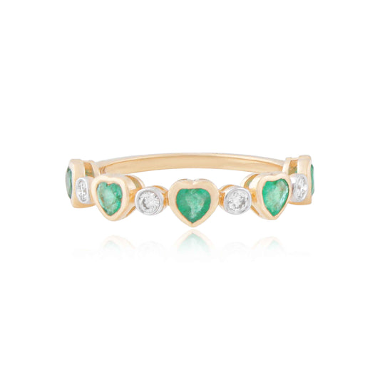 Heart of The Grove Emerald Ring