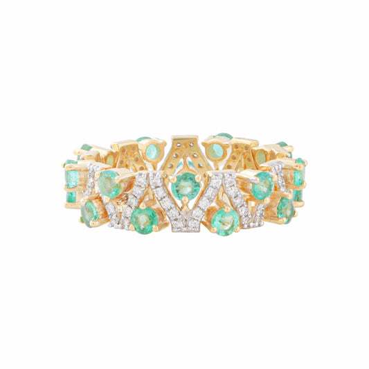 Emerald Vault Ring