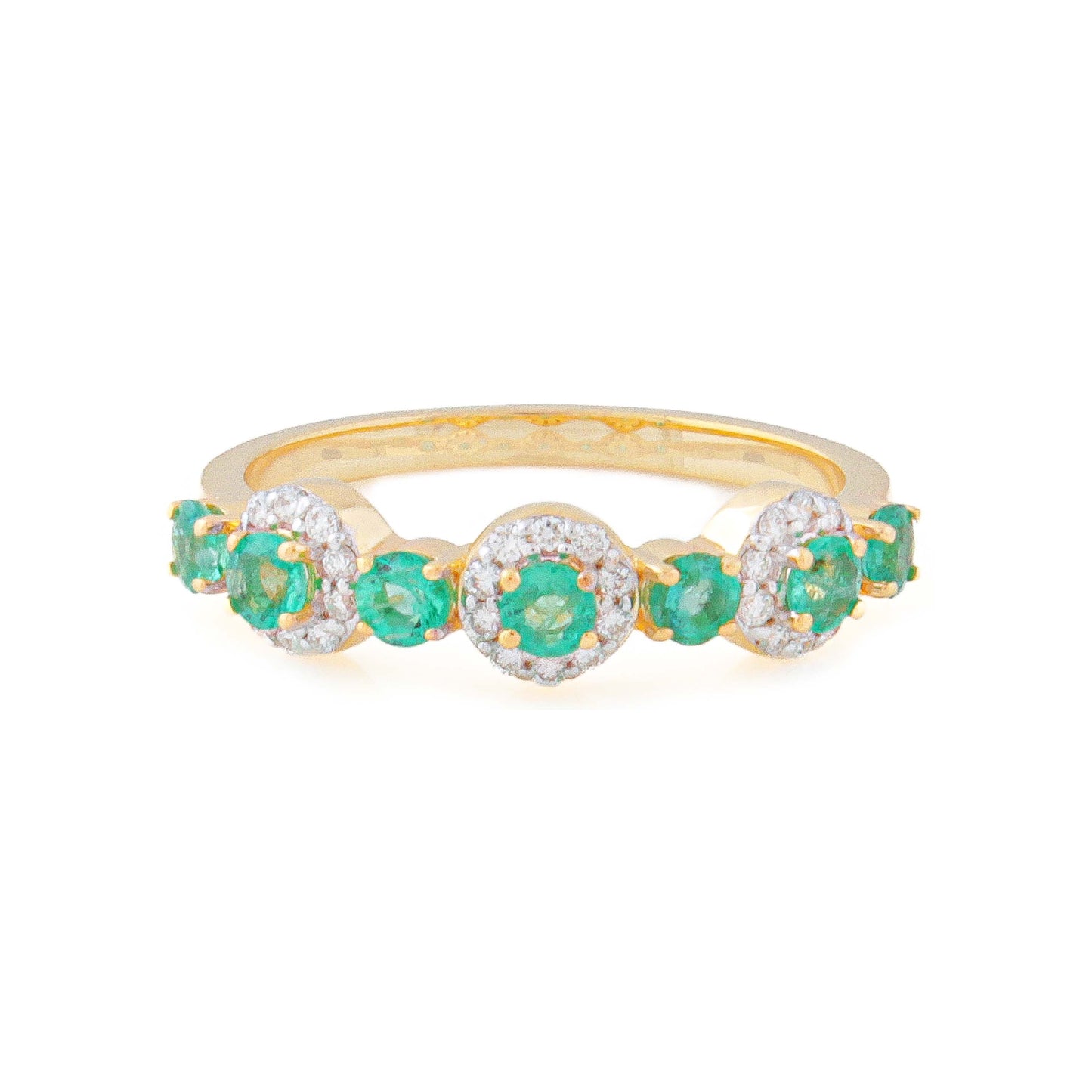 Royal Canopy Emerald Ring