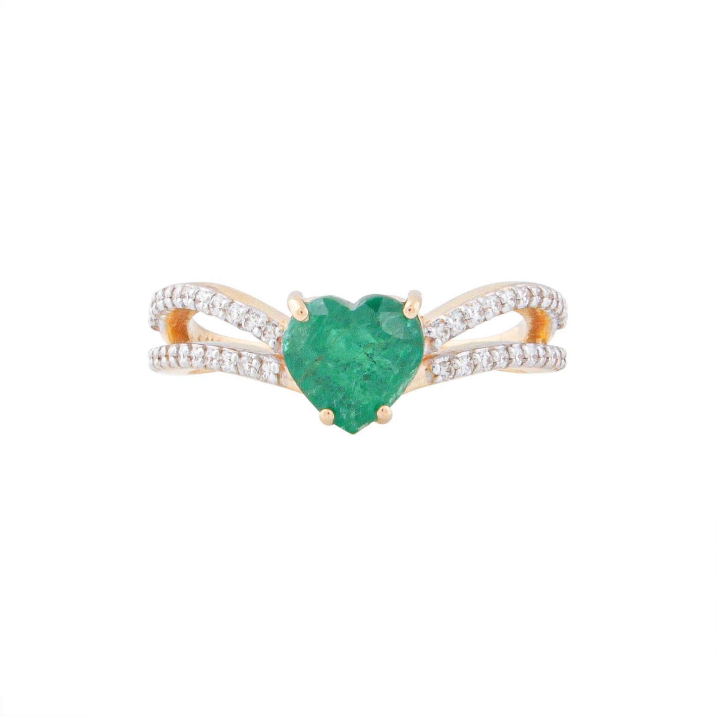Heart of Eden Emerald Ring