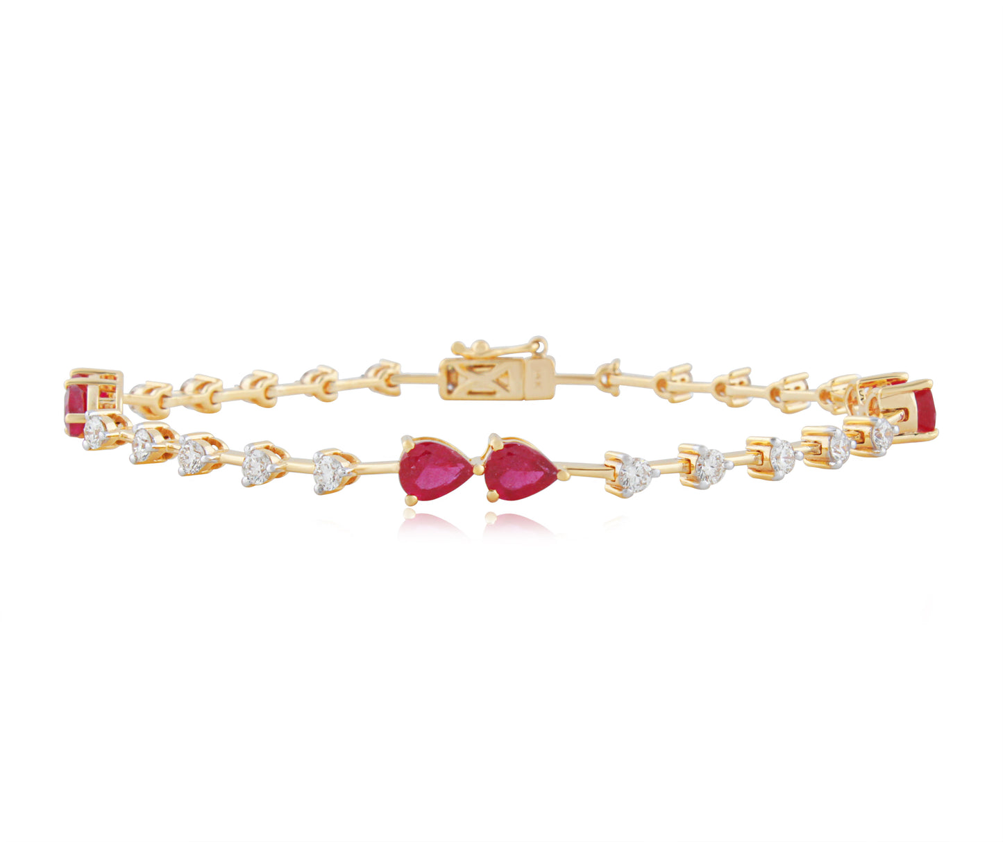 Sorbet Spark Ruby Bracelet