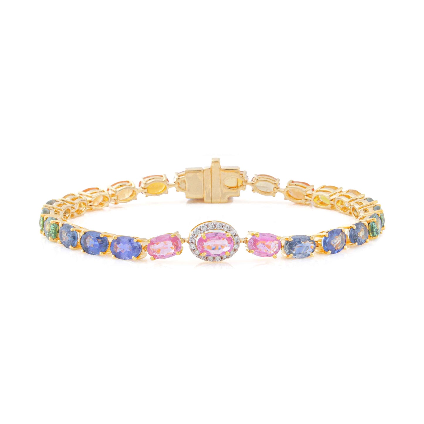Mixed Gem Tennis Bracelet