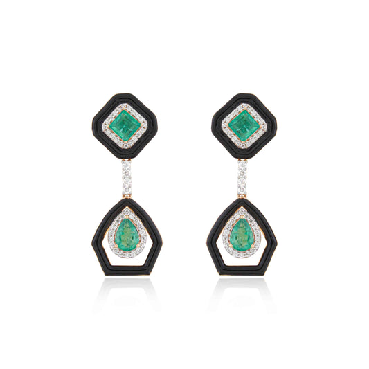 Geometric Emerald and Diamond