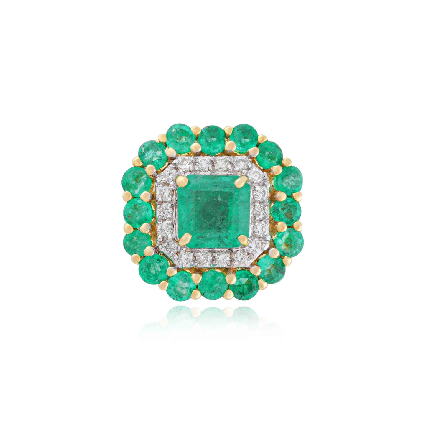 Garden Dew Emerald Ring