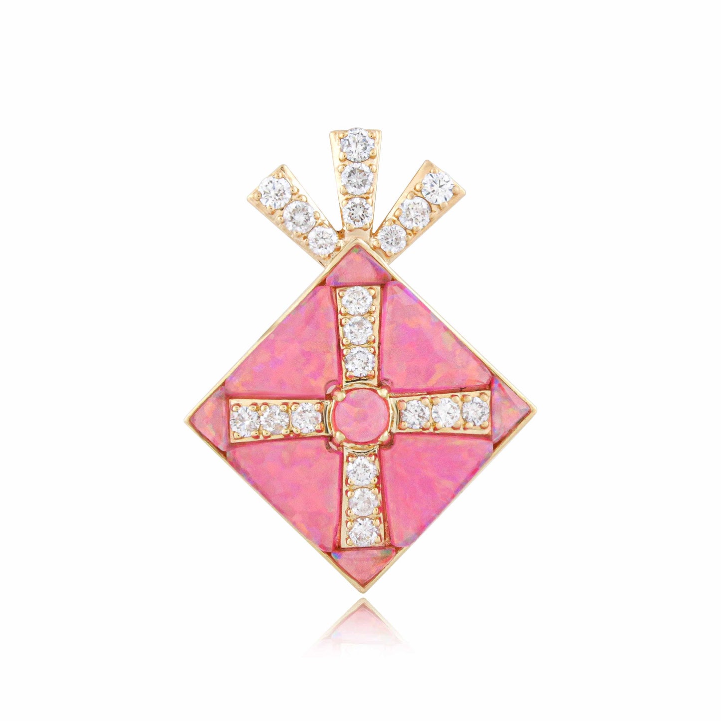 Crimson Crest Pendant