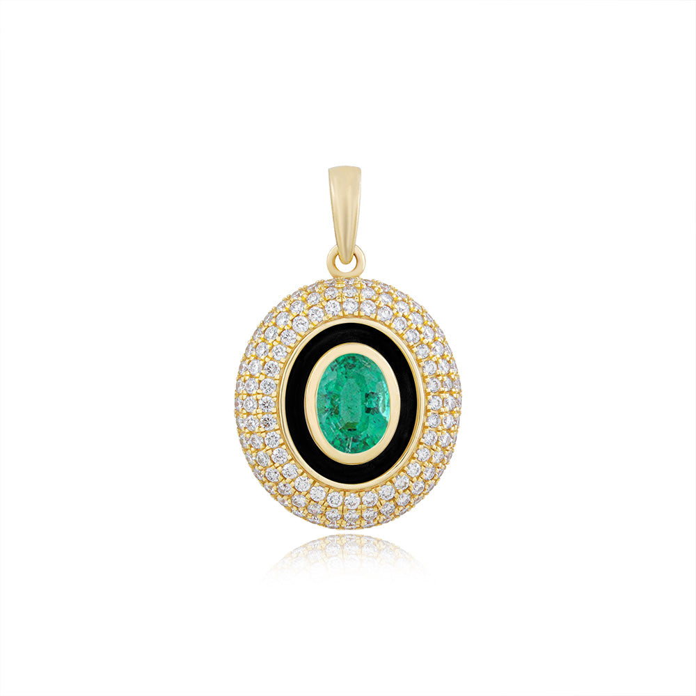 Emerald Orbit Pendant