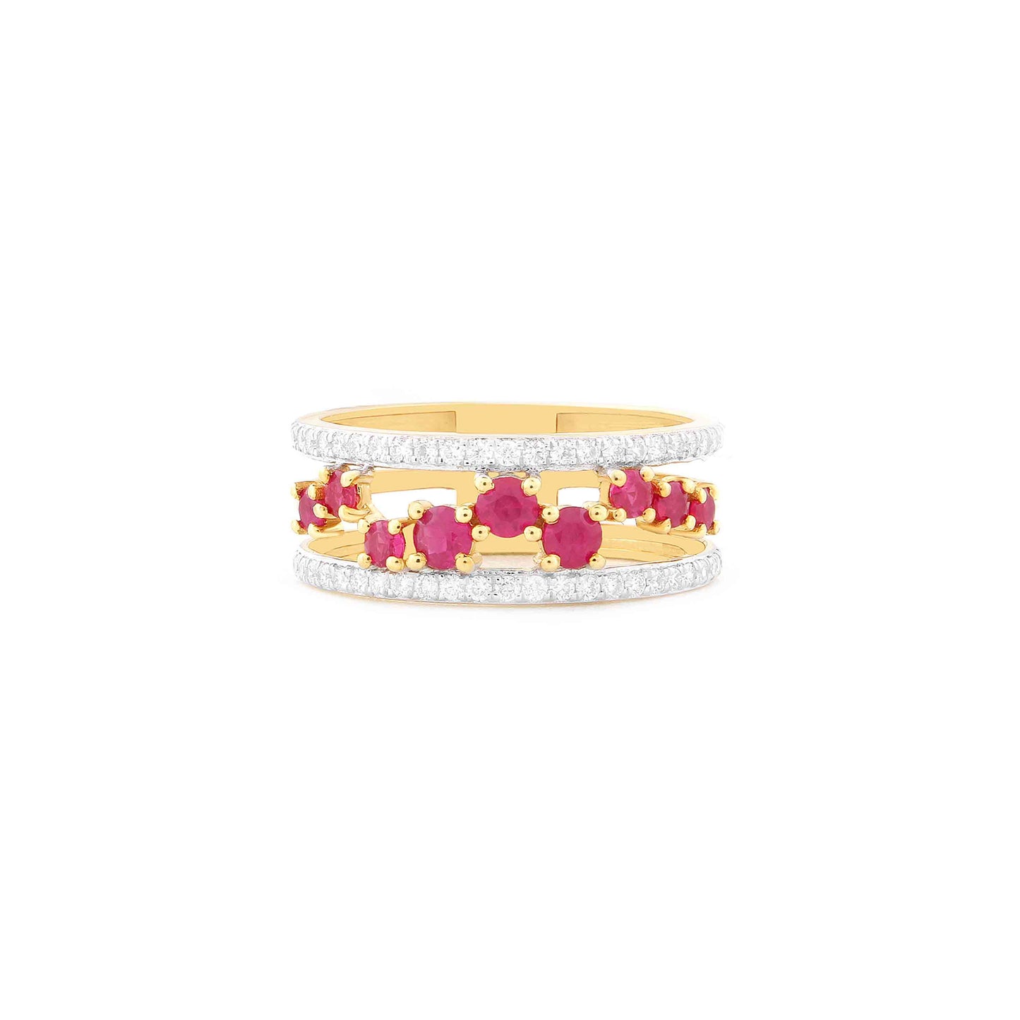 Ruby Ribbon Ring