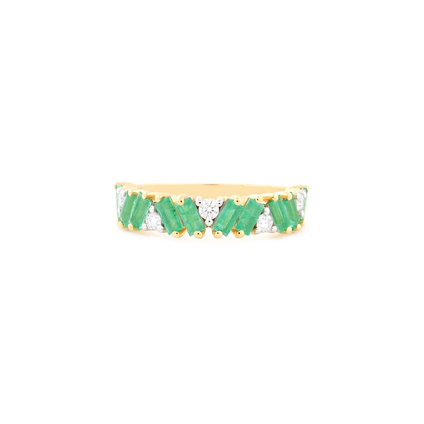 Emerald Array Ring